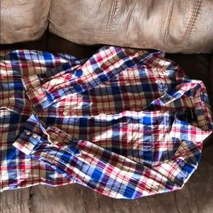 Flannel long sleeve dress